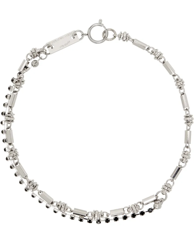 In Gold We Trust Paris Silver Hippie Necklace Palladium
