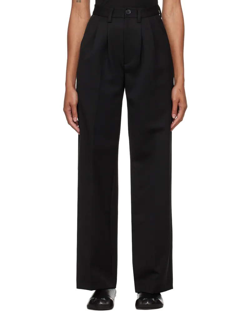 Anine Bing Black Carrie Trousers Black