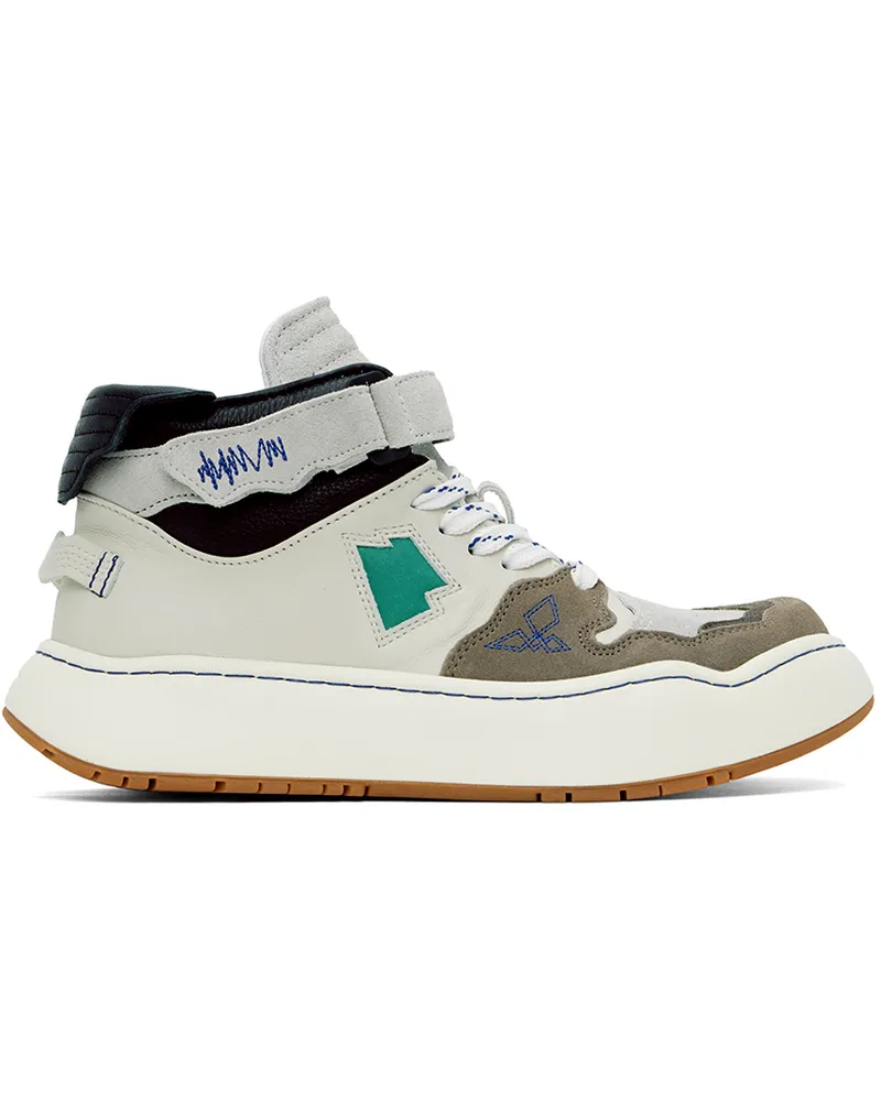 Adererror Green & Gray Log KHALIF Sneakers Green