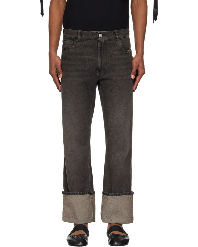 COPERNI Black Loose-Fit Boyfriend Jeans Black