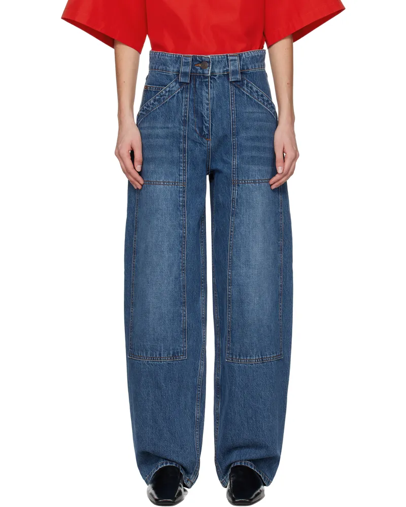 Co Blue Patch Pocket Jeans 410