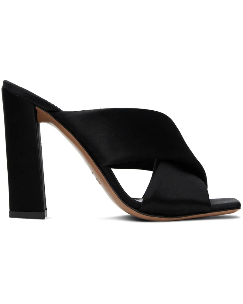 Paris Texas Black Dafne Heeled Sandals Black