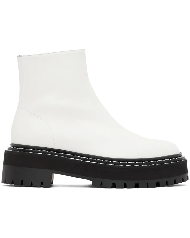 Proenza Schouler White Lug Sole Platform Boots 101
