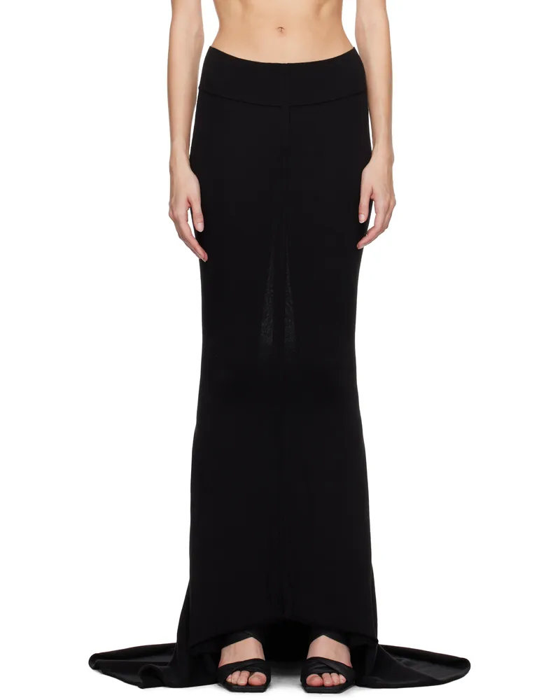 Rick Owens Black Porterville Dauphine Maxi Skirt 09