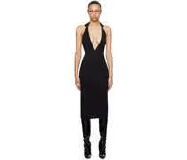 Black Joan Midi Dress