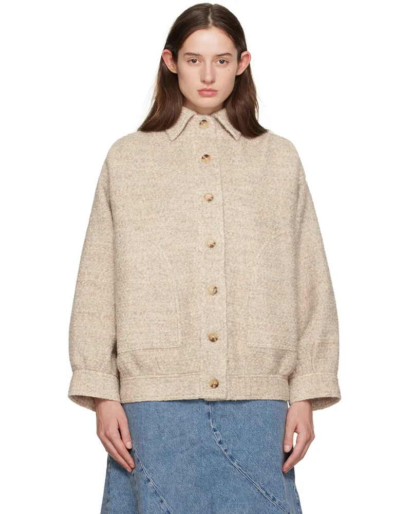 Caro Editions Beige Mimi Jacket Stone