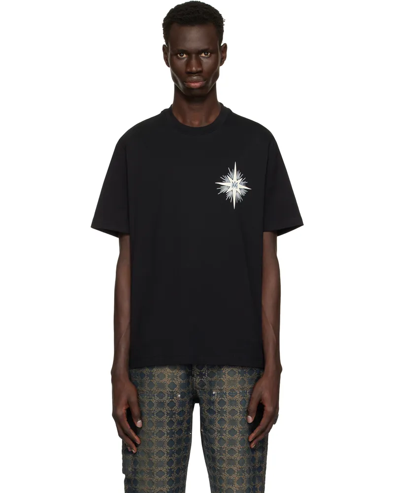 Amiri Black 'Amiri' Starburst T-shirt Black