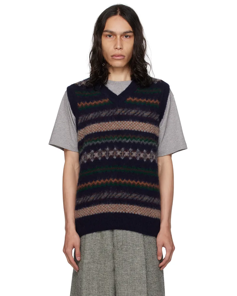 Howlin' Navy A Magic Eye Vest Navy