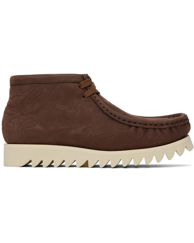 BAPE Brown Manhunt #1 Desert Boots Brown