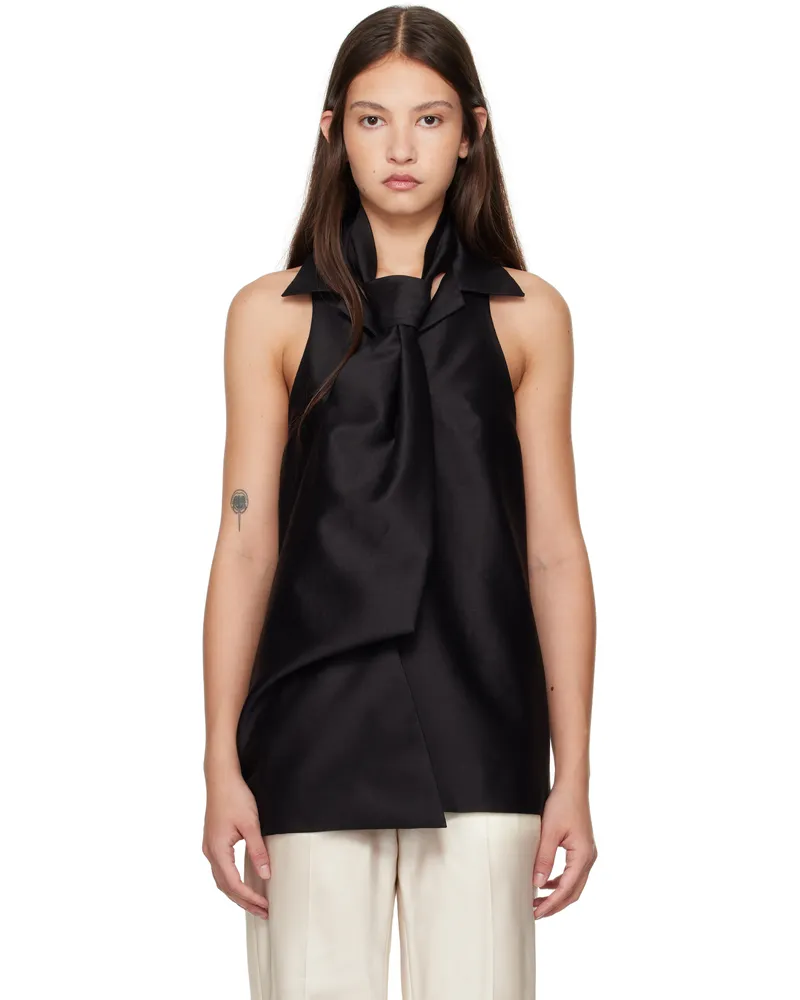 GIA STUDIOS Black Annie H Vest Black