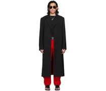 SSENSE Exclusive Black Straight Slim Coat