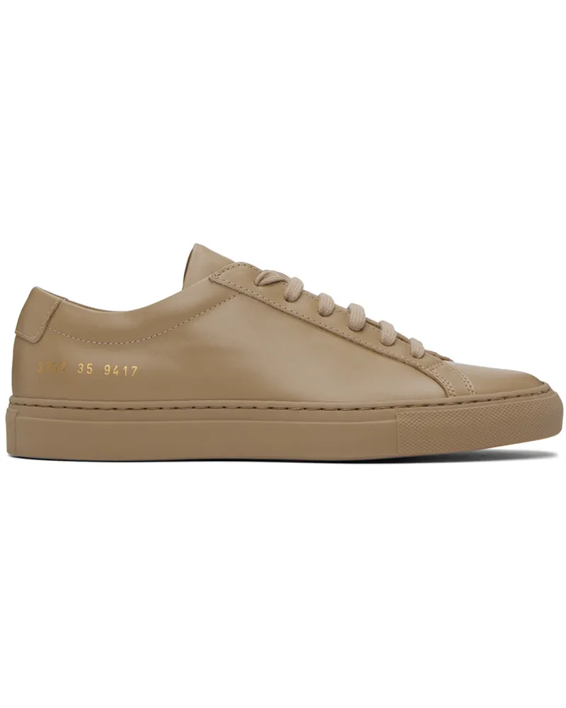 Common Projects Beige Achilles Low Sneakers 9417