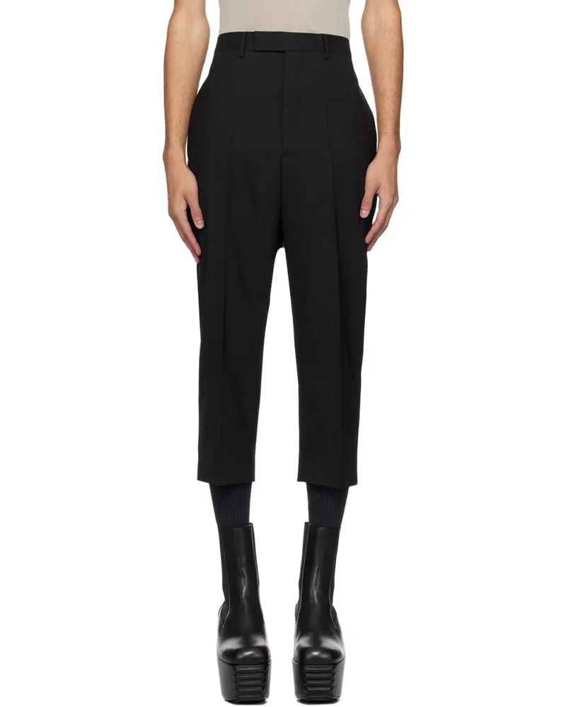 Rick Owens Black Astaires Trousers 09