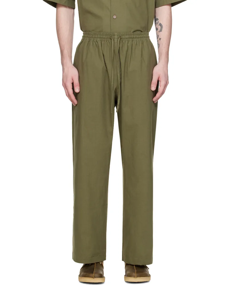 XENIA TELUNTS Green Restful Trousers Green