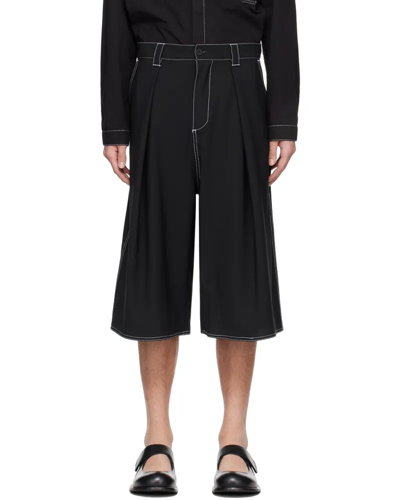 SUNNEI Black Largo Shorts 001