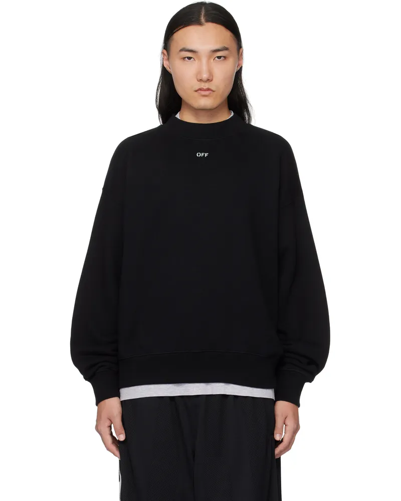 OFF-WHITE Black Vibe Arrow Skate Sweatshirt Black