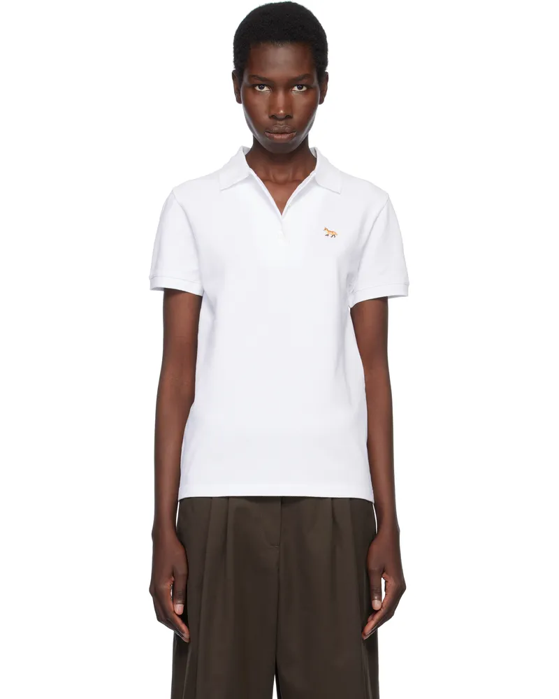 Kitsuné White Baby Fox Patch Regular Polo P100