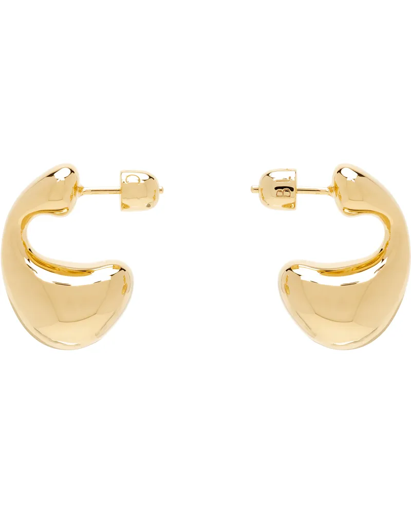 Maria Black Gold Dolphin Small Earrings Goldplated