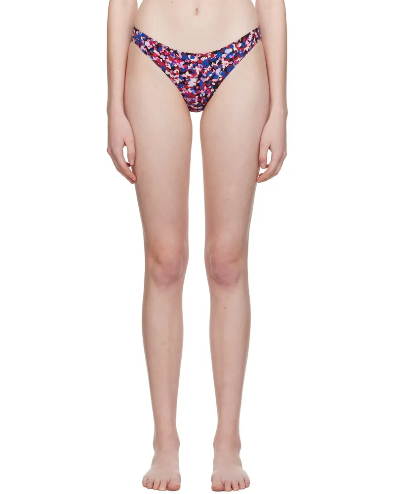 Étoile Isabel Marant Pink & Blue Saly Bikini Bottoms Pkbu
