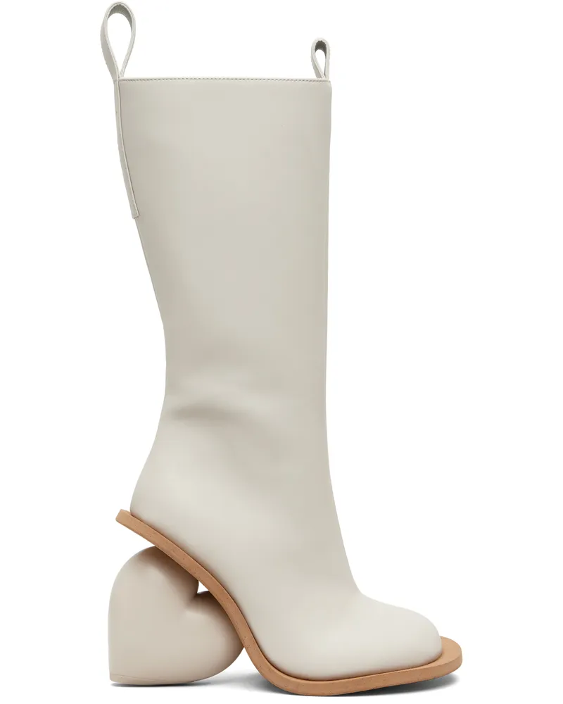 YUME YUME SSENSE Exclusive Beige Love Tall Boots Rainday