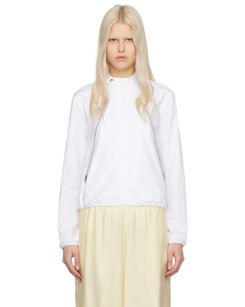 Maison Margiela White Zip Jacket 100