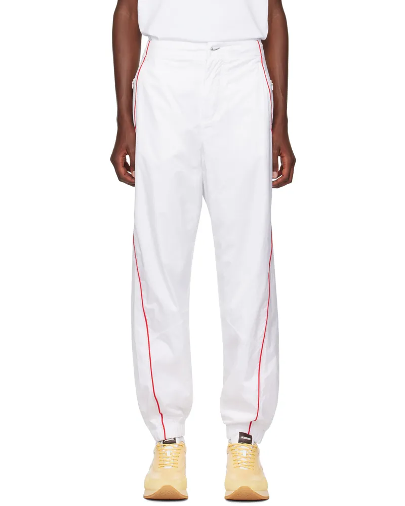 Jacquemus White Nike Edition 'Le Bas De Jogging' Track Pants