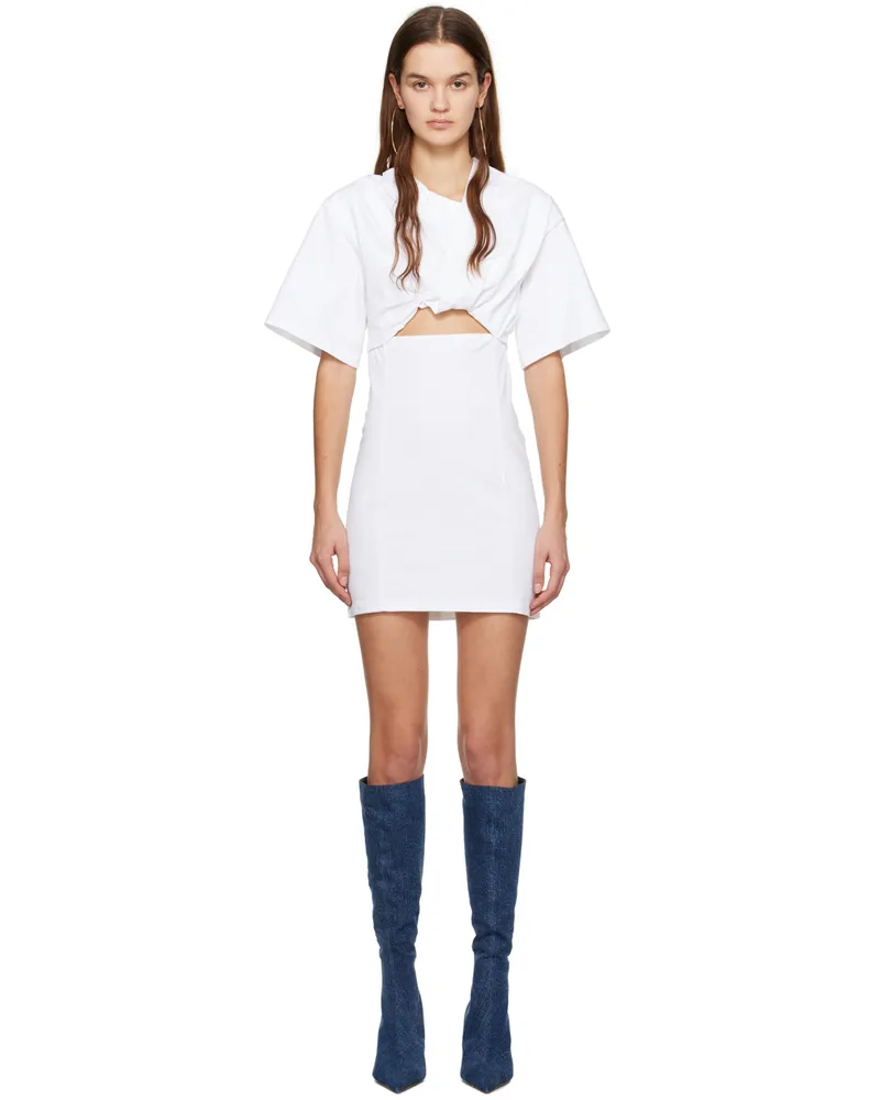 Jacquemus White Le Chouchou 'La robe t-shirt Bahia' Minidress 100