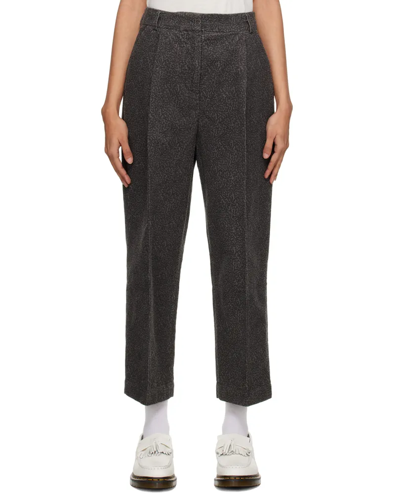 YMC Gray Market Trousers 01-grey