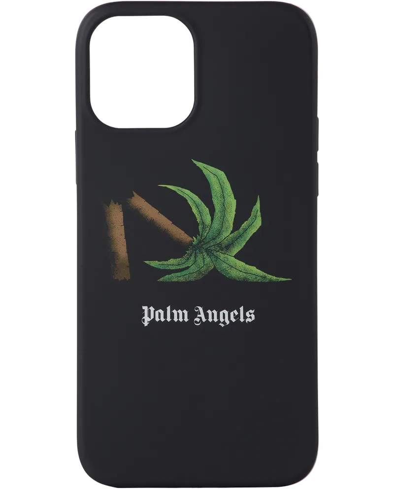 Palm Angels Black Broken Palm iPhone 12/12 Pro Case Black