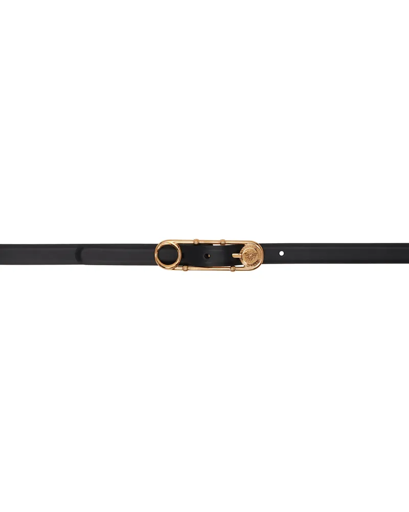 Versace Black Medusa Hardware Belt 1b00v-black-versace