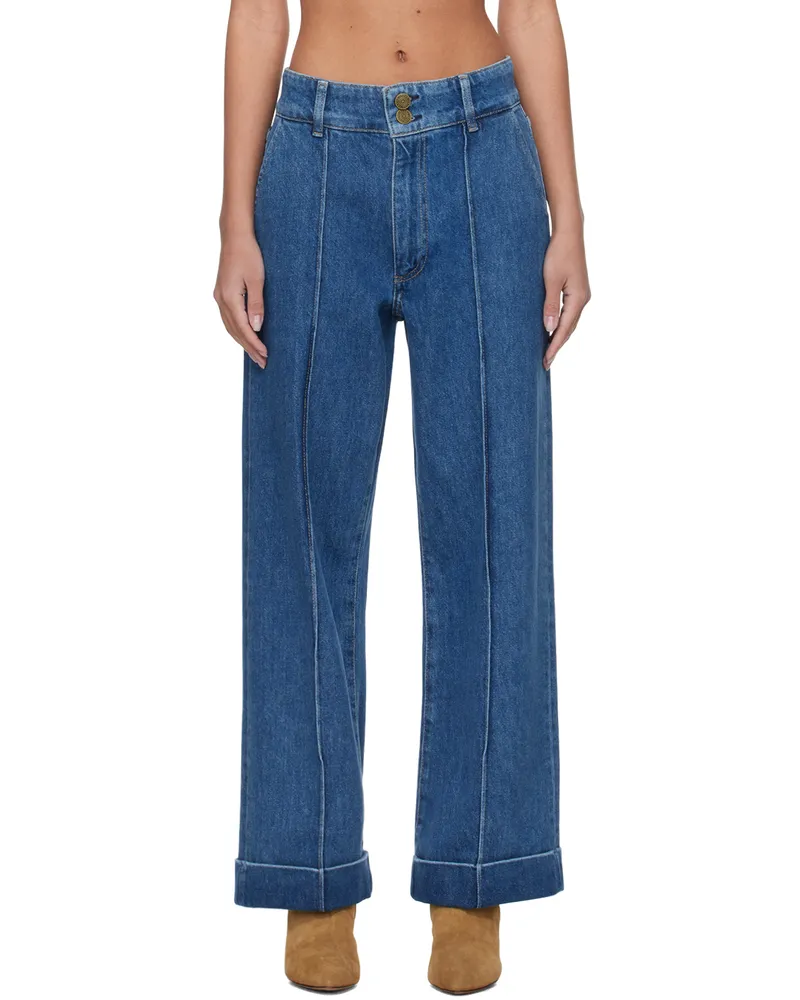 Frame Denim Blue 70's Jeans Lago