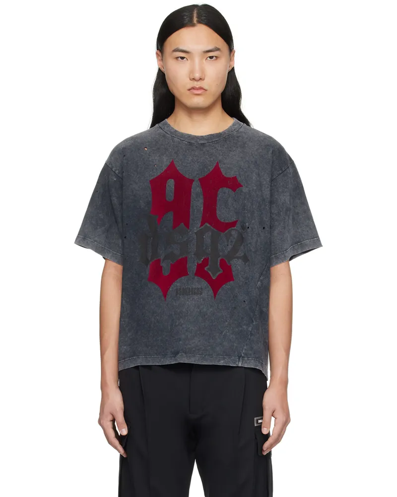 Dsquared2 Black Iron Fit T-Shirt 814