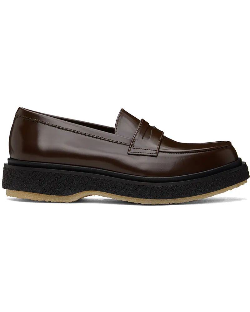 Adieu Paris Brown Type 5 Loafers Dark