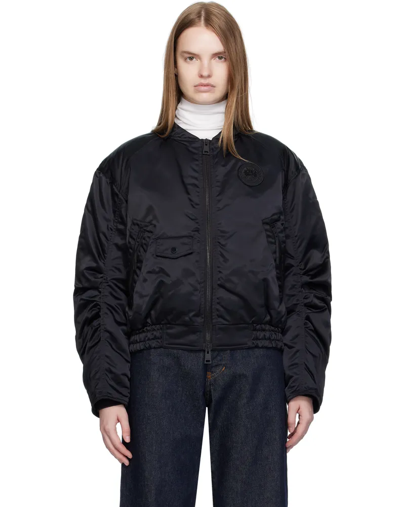 Canada Goose Black Jade Down Bomber Jacket 9061