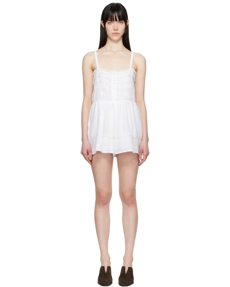 Étoile Isabel Marant White Dylan Bodysuit White