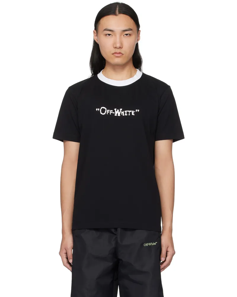 OFF-WHITE Black 'Off' Quote Slim T-shirt Black