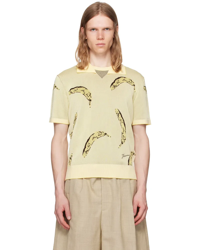 Jacquemus Yellow La Croisière 'The Marino' Polo 2bu
