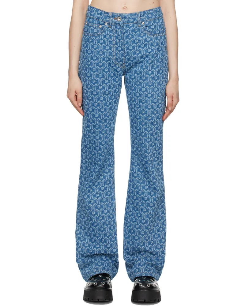 Paco Rabanne Blue Motif Jeans M412