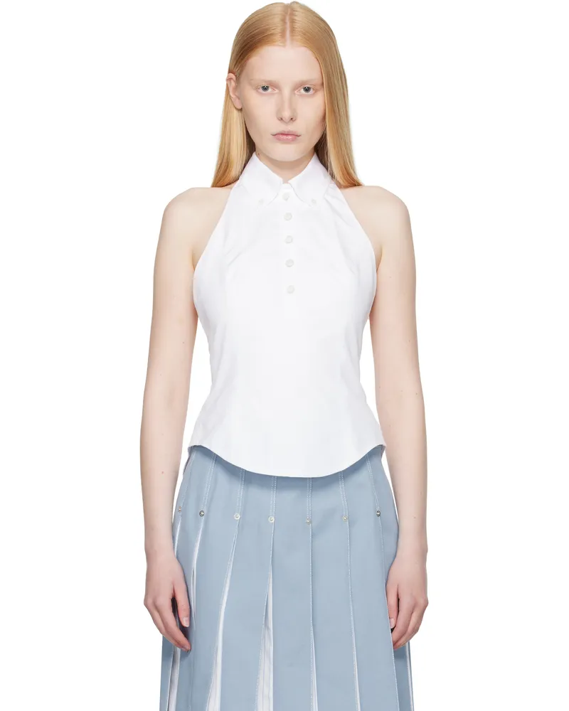 Thom Browne White Halter Top 100