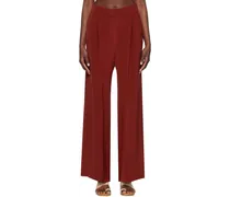 Red Asami Trousers