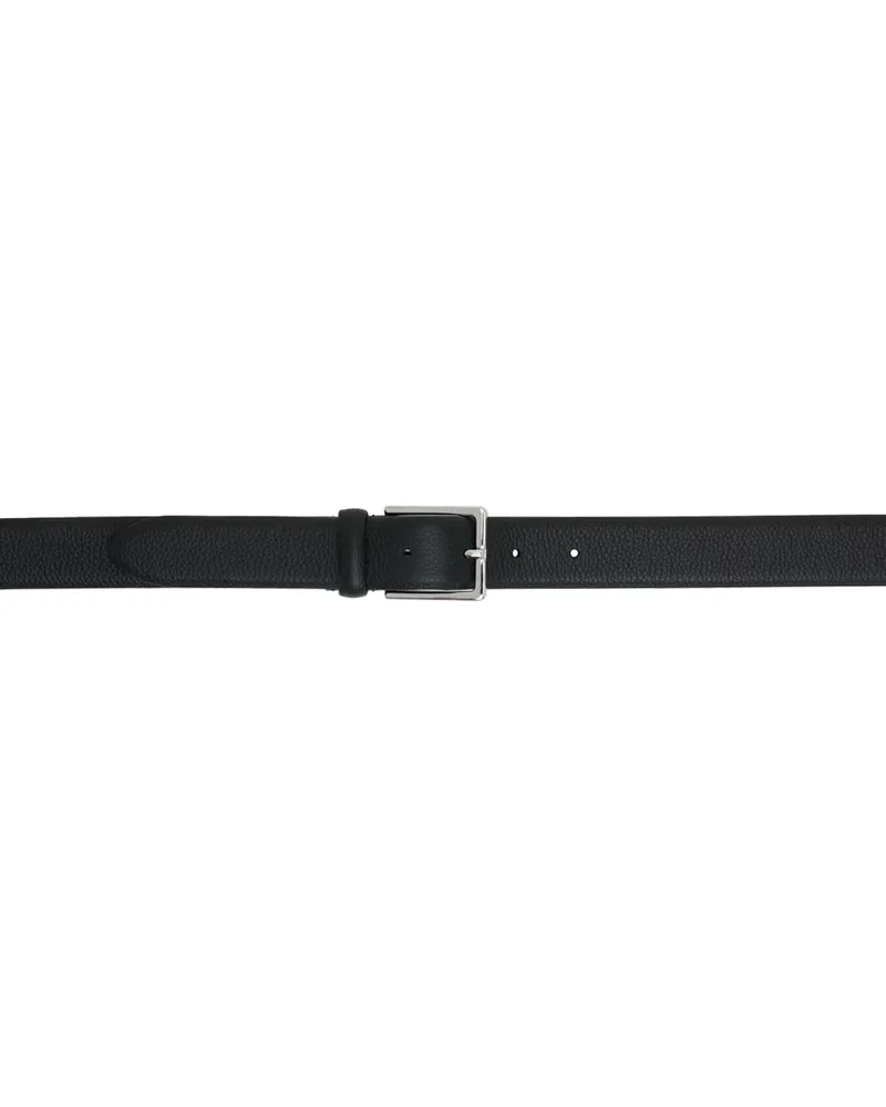 Anderson's Black Grained Leather Belt N1