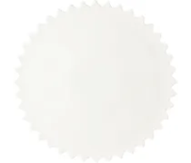 White Zigzag Platter