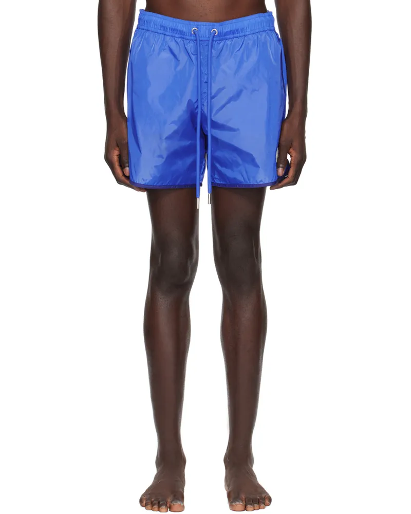 Moncler Blue Patch Swim Shorts 719