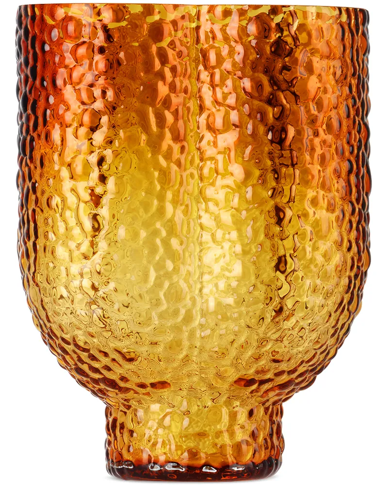 AYTM Brown Arura Trio Vase Amber