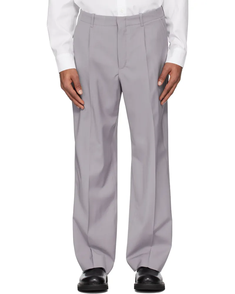 Our Legacy Gray Borrowed Chino Trousers Dusty