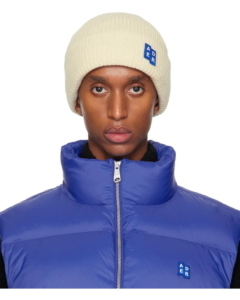 Adererror Off-White TRS Tag 01 Beanie Off