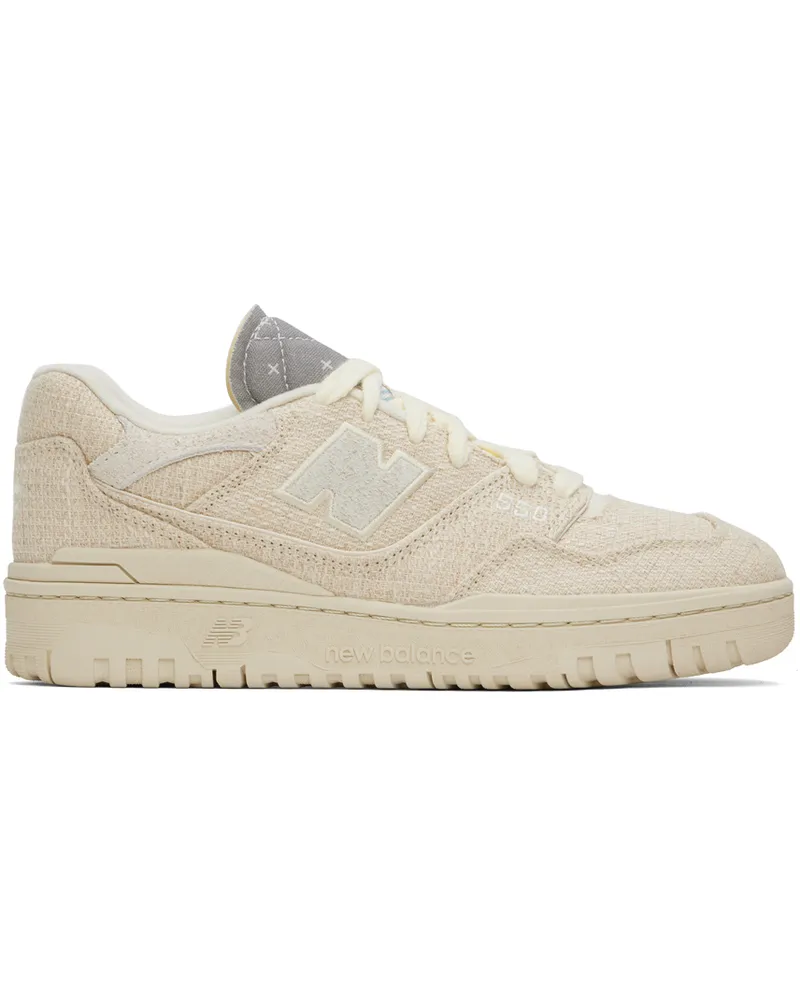 New Balance Beige 550 Sneakers Linen