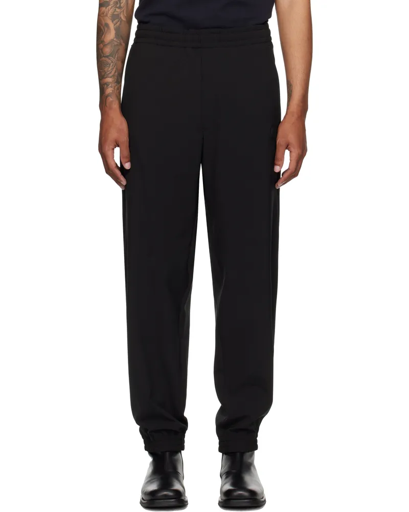 Moncler Black Logo Jogging Sweatpants 999