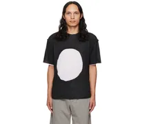 SSENSE Exclusive Black & White Circle Window T-Shirt