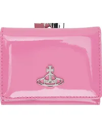 Vivienne Westwood Pink Small Frame Wallet Gpink